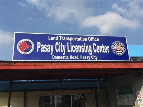 Lto Pasay City Licensing Center .